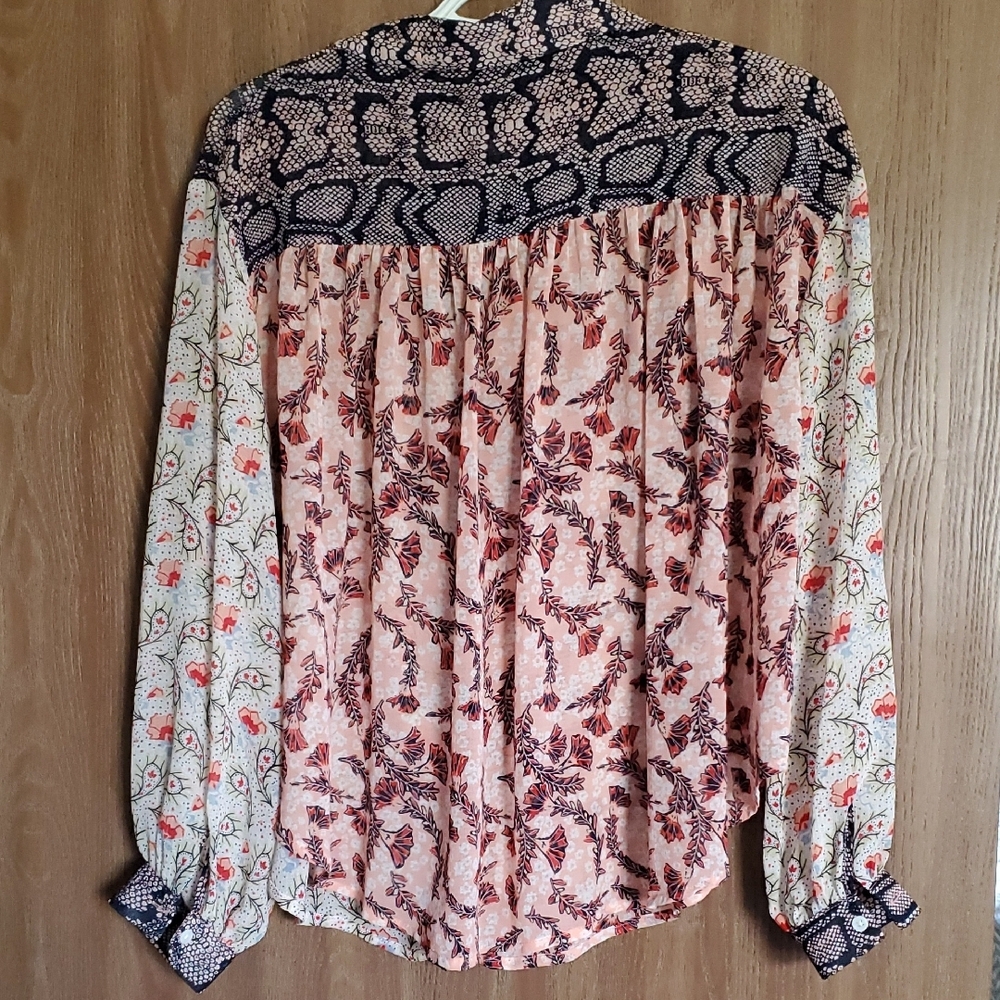 Floral Patchwork Blouse - image 7